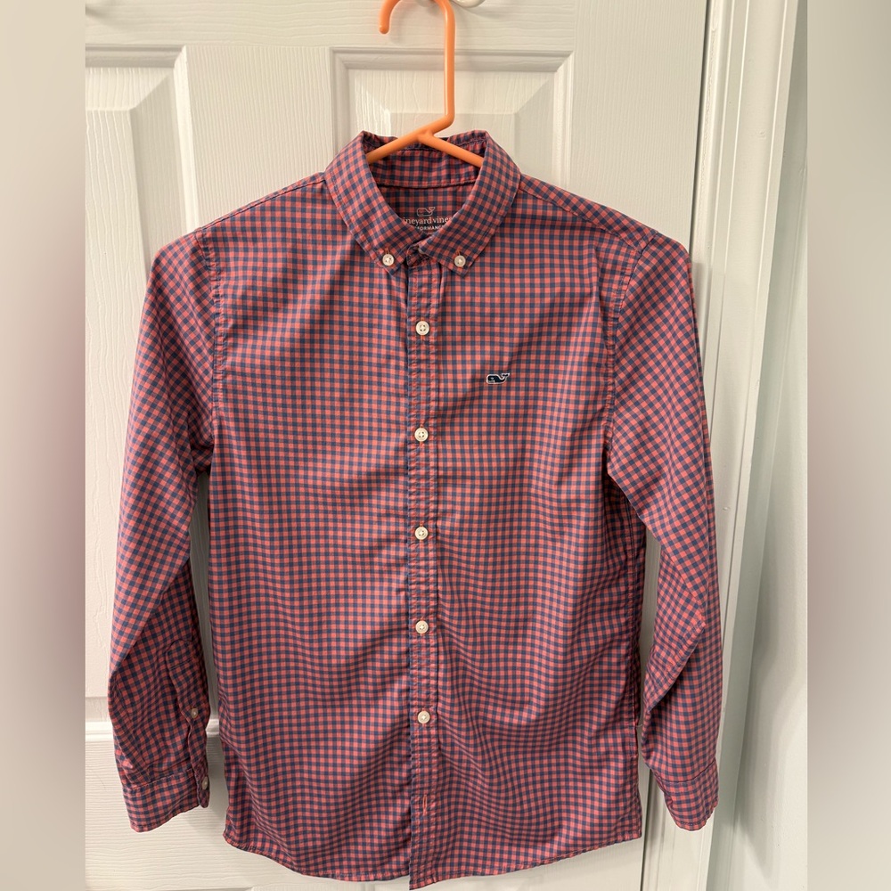 Vineyard Vines performance dress shirt size 12-14